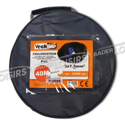  EURO ACCESSOIRES 2 FULL SERVICE  PROLONGATEUR PVC 40 M 3X15MM