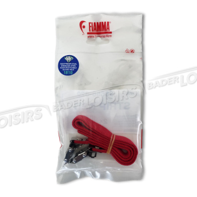  EURO ACCESSOIRES 2 FULL SERVICE  JEU DE 2 SANGLES STRIP ROUGES