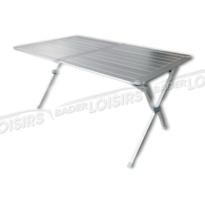  EURO ACCESSOIRES 2 FULL SERVICE  TABLE CLAYETTE VIAMONDO ALU 6P