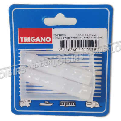  TRIGANO FULL SERVICE  2 RACCORDS PROLONG.DROIT D12MM