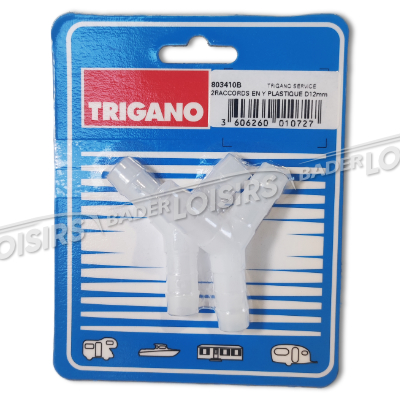  TRIGANO FULL SERVICE  2RACCORDS EN Y PLASTIQUE D12MM