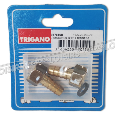  TRIGANO FULL SERVICE  2 RACCORDS 12 X 17 TETINE 10