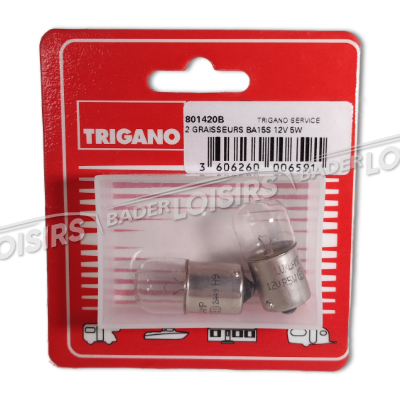  TRIGANO FULL SERVICE  2 GRAISSEURS BA15S 12V 5W