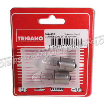  TRIGANO FULL SERVICE  2 GRAISSEURS BA15S 12V 10W