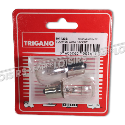  TRIGANO FULL SERVICE  2 LAMPES BA15S 12V 21W