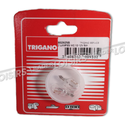  TRIGANO FULL SERVICE  2 LAMPES W2.1D 12V 5W