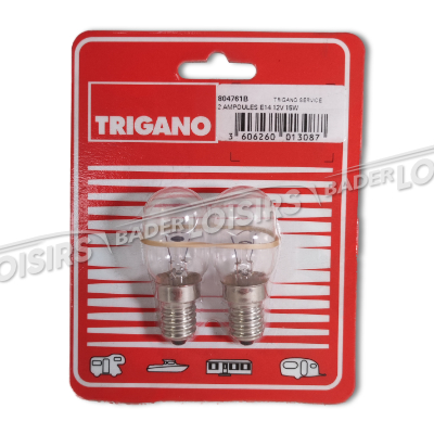  TRIGANO FULL SERVICE  2 AMPOULES E14 12V 15W