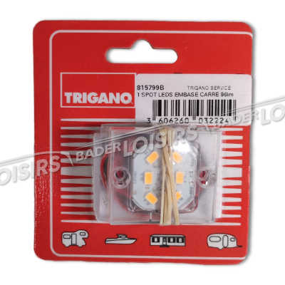  TRIGANO FULL SERVICE  1 SPOT LEDS EMBASE CARRE 96LM