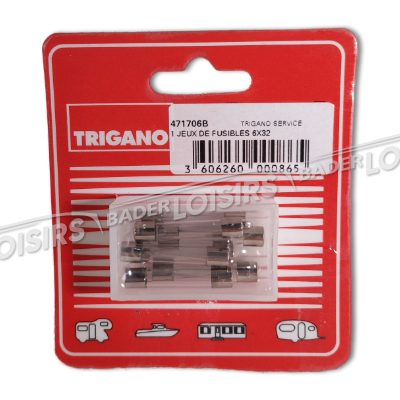  TRIGANO FULL SERVICE  1 JEUX DE FUSIBLES 6X32