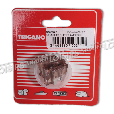  TRIGANO FULL SERVICE  5 FUSIBLES PLAT 7.5 AMPERES