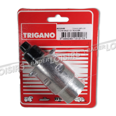  TRIGANO FULL SERVICE  1 FICHE MALE 12V 7B ACIER