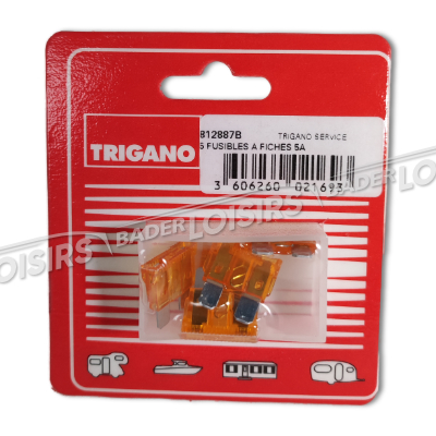  TRIGANO FULL SERVICE  5 FUSIBLES A FICHES 5A