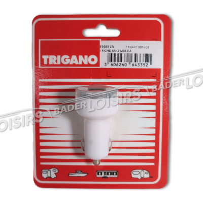  TRIGANO FULL SERVICE  1 FICHE 12V 2 USB 3 A