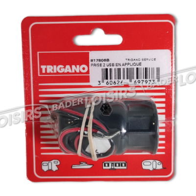  TRIGANO FULL SERVICE  PRISE 2 USB EN APPLIQUE