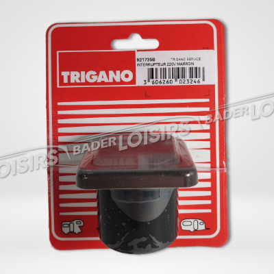  TRIGANO FULL SERVICE  INTERRUPTEUR 220V MARRON