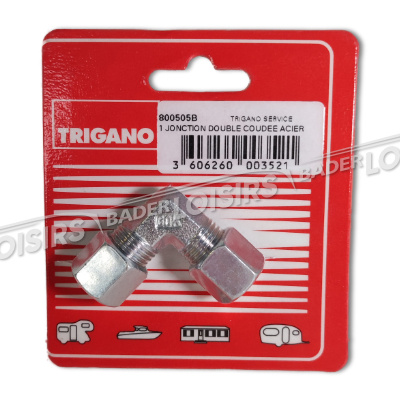  TRIGANO FULL SERVICE  1 JONCTION DOUBLE COUDEE ACIER