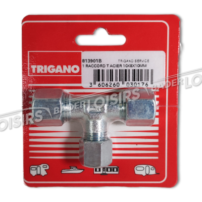  TRIGANO FULL SERVICE  1 RACCORD T ACIER 10X8X10MM