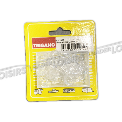  TRIGANO FULL SERVICE  25 AGRAFES PLASTIQUE