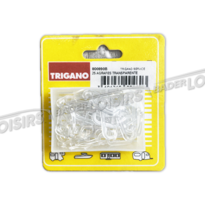  TRIGANO FULL SERVICE  25 AGRAFES TRANSPARENTE