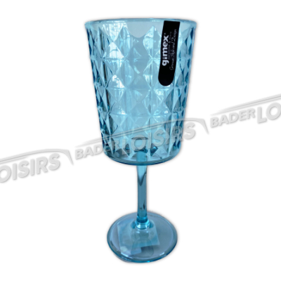  EURO ACCESSOIRES 2 FULL SERVICE  VERRE A VIN BLEU