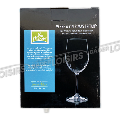  EURO ACCESSOIRES 2 FULL SERVICE  VERRE VIN RIMAS X4 TRITAN